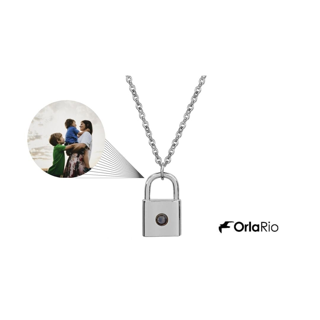 Eternal Moments Circles Padlock Necklace