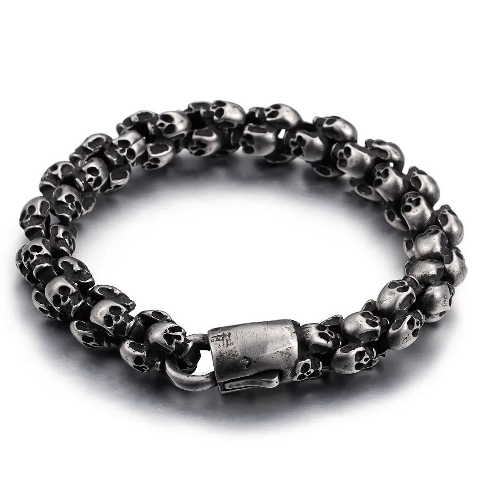 Pulseira Masculina Matte Skull OrlaRio