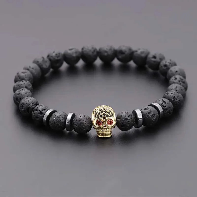 Pulseira Caveira Brilhante OrlaRio