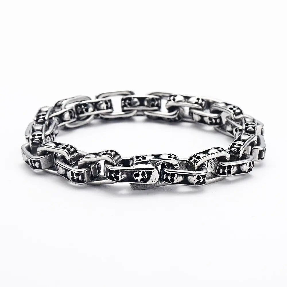 Pulseira Masculina Biker Skull OrlaRio