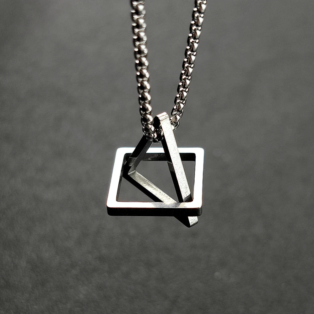 Colar Masculino Geometry Triangle OrlaRio