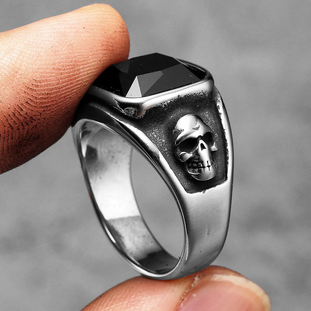 Anel Masculino Stone Skull OrlaRio