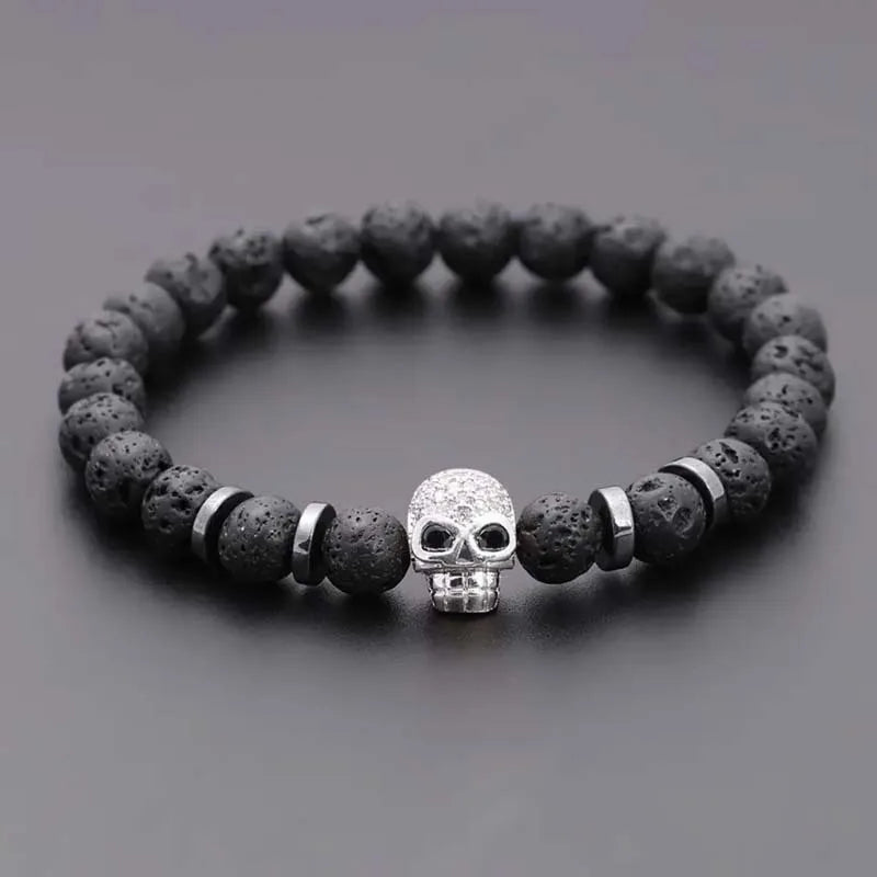 Pulseira Caveira Brilhante OrlaRio